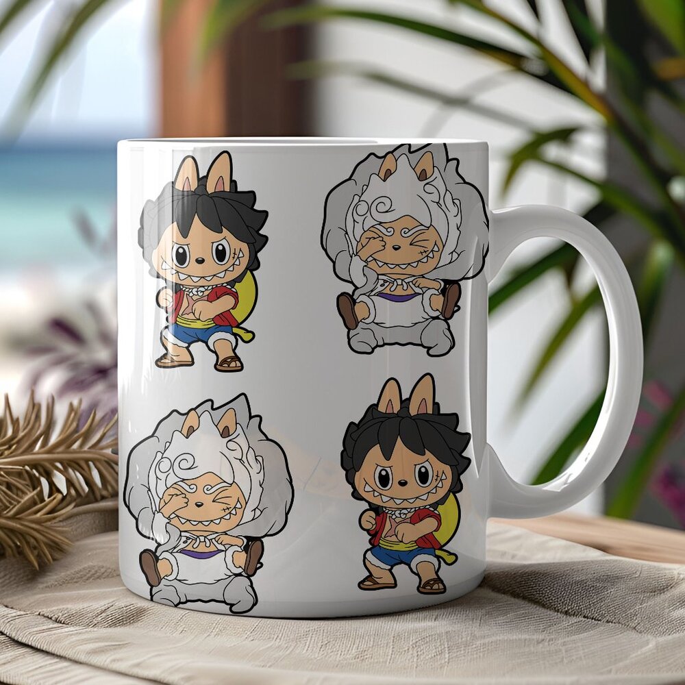 Luffy Labubu Mug